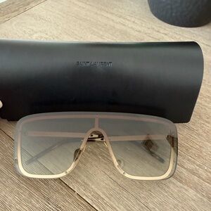 Saint Laurent Women's Gold Frame Sunglasses